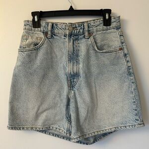Zara high waisted denim shorts